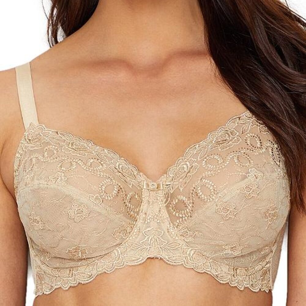 Wacoal Renaissance Rose Underwire Bra 85720 - Buff